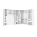 Ver imagem 7 de Quarto Modulado Adapt 13 Portas 6 Gavetas MDP 620cm Branco