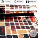 Ver imagem 2 de Papel de Parede Lavavel para Cozinha Revestimento Brilho Pastilha Metálica Glass Mosaic - 0,58 x 1,0