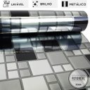 Ver imagem 2 de Papel de Parede Lavavel para Cozinha Revestimento Brilho Pastilha Metálica Deslumbre - 0,58 x 1,00m