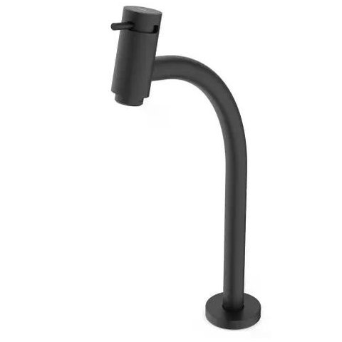 Torneira de Mesa para Lavatório Basic Bica Alta Preto Matte - Celite