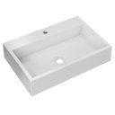 Ver imagem 1 de Cuba Pia de Apoio para Banheiro Retangular 55cm Ivy C08 Branco - Mpozenato