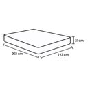 Ver imagem 2 de Cama Box Baú King + Colchão Molas Herval Spain