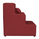 Ver imagem 4 de Escada 3 Degraus Rampa Brinde Pet Cachorro Veludo Vermelho