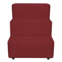 Ver imagem 3 de Escada 3 Degraus Rampa Brinde Pet Cachorro Veludo Vermelho