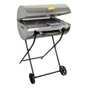 Ver imagem 1 de Churrasqueira Brasão Grill Inox Grelha e Carrinho 95x58x35cm Ouro Minas