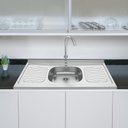 Ver imagem 3 de Pia de Apoio Tramontina New Raggi 40 em Aço Inox 105x52 Cm