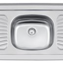 Ver imagem 1 de Pia de Apoio Tramontina New Raggi 40 em Aço Inox 105x52 Cm