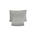 Ver imagem 5 de Kit Cobre Leito Solteiro Matelado Dupla Face Soft 2 Pçs Conforto Cinza