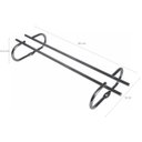 Ver imagem 3 de Kit 6 Suportes Organizador Armário Porta Taças Cromado 35cm