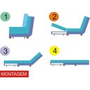 Ver imagem 6 de Poltrona Cama Mova_mm que Se Transforma em Sofá Cama Solteiro Reclinável Resistente e Confortável