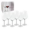 Jogo 6 Taças Vinho Água Bohemia Sarah Cristal 850ml 25x10x10cm Transparente - 1