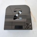 Ver mais imagens de Porta Guardanapos Acrílico para Restaurante Numerados 1 Ao 12 Preto de Mesa