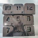 Ver imagem 7 de Porta Guardanapos Acrílico para Restaurante Numerados 1 Ao 12 Preto de Mesa