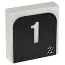Ver imagem 1 de Porta Guardanapos Acrílico para Restaurante Numerados 1 Ao 12 Preto de Mesa
