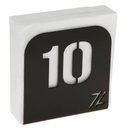 Ver imagem 4 de Porta Guardanapos Acrílico para Restaurante Numerados 1 Ao 12 Preto de Mesa