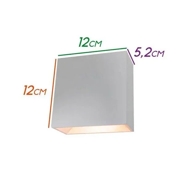 Arandela Led Astral Facho Regulável 4w Branco Quente 3000k Branco Ip66 Bivolt - 8