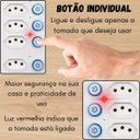 Ver imagem 2 de Filtro de Linha com 4 Tomadas e 4 Usb Retardador de Chama