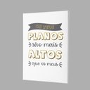 Ver imagem 2 de Placa Decorativa - Os Teus Planos São Maiores que Os Meus