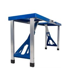 Mesa Camping e Praia com 4 Cadeiras Vira Maleta Portatil Mesinha Picnic Pesca Estudo Crianças com Ba - 7