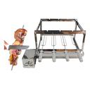 Ver imagem 1 de Churrasqueira Inox Giratória Gira Grill 4 Espeto