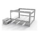 Ver imagem 2 de Churrasqueira Inox Giratória Gira Grill 4 Espeto