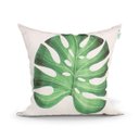 Ver imagem 3 de Capa Almofada para Sala Costela de Adão Verde Estampada Kit 3 Capas 45cm x 45cm + Almofada Nó Escand