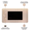 Ver imagem 4 de Painel para TV 75 pol com LED Orgânico Dion D05 Off White
