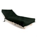 Ver imagem 2 de Sofa Cama Solteiro Futon Dobrável Verde Militar