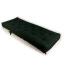 Ver imagem 3 de Sofa Cama Solteiro Futon Dobrável Verde Militar