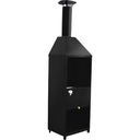 Ver imagem 6 de Churrasqueira Gourmet de Aço Preto Fosco Grelhas Inox Suporte de Espetos