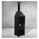 Ver imagem 5 de Churrasqueira Gourmet de Aço Preto Fosco Grelhas Inox Suporte de Espetos