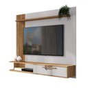 Ver imagem 1 de Painel para Tv até 65 Polegadas Kelani 1 Porta Cinamomo/off White - Pnr Móveis