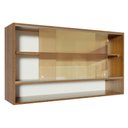 Ver imagem 5 de Armário de Cozinha Aéreo 2 Portas de Correr de Vidro Reflex e 1 Nicho Rustic Glamy Madesa