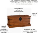 Ver imagem 4 de Baú Multiuso de Madeira Maciça Imperial 94 Cm Imbuia Fosco