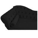 Ver imagem 3 de Diva Recamier Diana 140cm Lado Direito Corano Preto