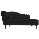 Ver imagem 5 de Diva Recamier Diana 140cm Lado Direito Corano Preto
