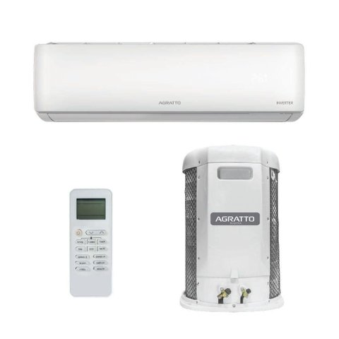 Ar Condicionado Split Hi Wall Agratto Zen Top Inverter 24.000 Btus Frio 220v r-32