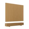Rack com Painel para Tv até 86 Polegadas 250cmx280cm Liso Aruá CabeCasa MadeiraOriginals - 3