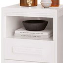 Ver imagem 2 de Kit 2 Mesas de Cabeceira 2 Gavetas Tóquio 100% Mdf - Casa Chick Branco