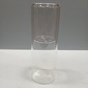 Ver imagem 6 de Vaso Decorativo de Borossilicato Transparente 20x7x7cm Enfeite Sala Mesa Estante