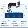 Filtro interno WF-182 bomba Sunsun 700 l/h lago aquario 110V - 2