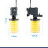 Filtro interno amarelo bomba Sunsun 700l/h lago aquario 110V - 3