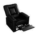 Ver imagem 3 de Poltrona do Papai Ken 90cm Reclinável Manual Courino Preto - Sallar Home