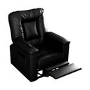 Ver imagem 1 de Poltrona do Papai Ken 90cm Reclinável Manual Courino Preto - Sallar Home