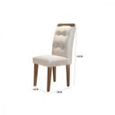 Ver imagem 3 de Conjunto Sala de Jantar Carol 180 MDF Vidro com 6 Cadeiras