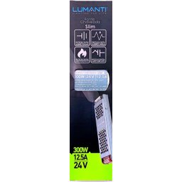 Fonte Driver Slim 24v Lumanti Bivolt 12,5a 300w - 2