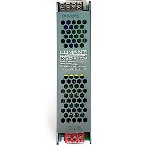 Fonte Driver Slim 24v Lumanti Bivolt 12,5a 300w