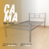 Cama Solteiro em Aço Tubular Reforçada Qualidade Resistente até 150 Kg Itagold - 4