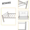 Ver imagem 6 de Cama Solteiro em Aço Tubular Reforçada Qualidade Resistente até 150 Kg Itagold