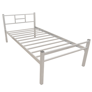 Cama Solteiro em Aço Tubular Reforçada Qualidade Resistente até 150 Kg Itagold - Prata